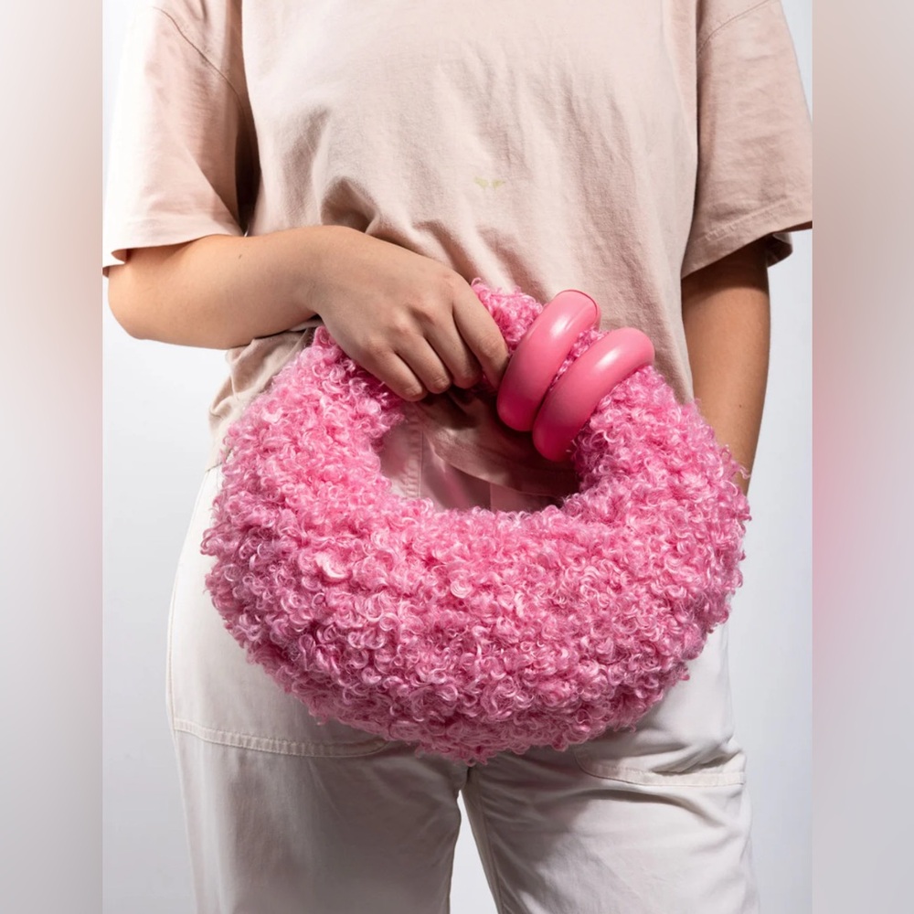 Pink Curly Handbag